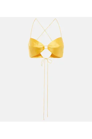 The Sei Silk satin bra top