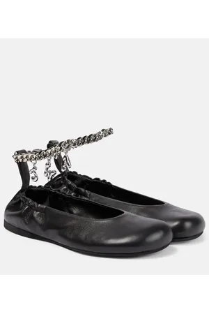 J.W.Anderson Charm leather ballet flats