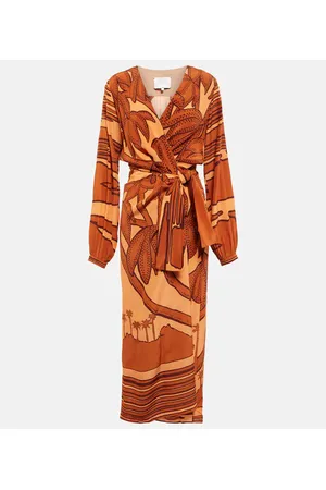 JOHANNA ORTIZ Silk crÃªpe de chine maxi dress
