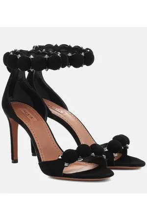 Alaïa AlaÃ¯a La Bombe 90 suede sandals