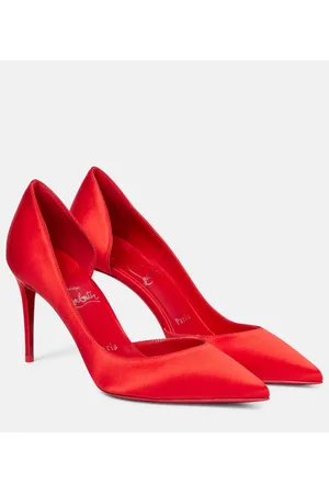 Christian Louboutin Iriza silk-satin pumps