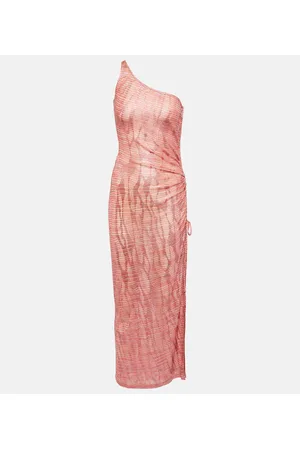 Missoni Jacquard one-shoulder maxi dress