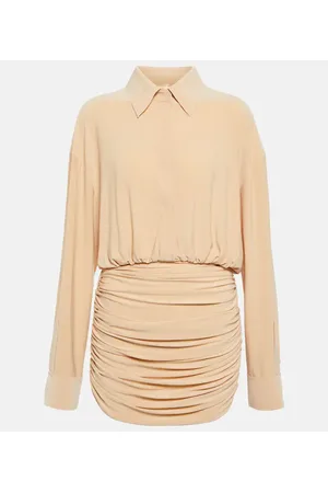 Norma Kamali Shirred minidress