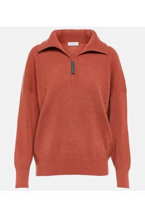 Brunello Cucinelli Cashmere polo sweater