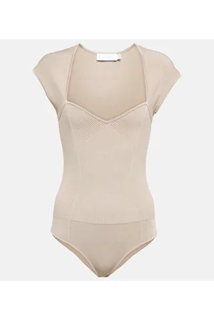 Simkhai Barbara ribbed-knit bodysuit