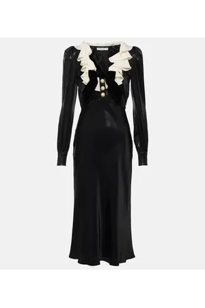 Alessandra Rich Velvet midi dress