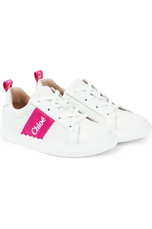 Chloé ChloÃ© Kids Logo leather sneakers