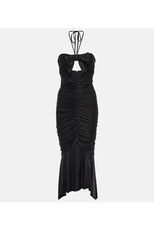 ALEXANDRE VAUTHIER Halterneck jersey midi dress