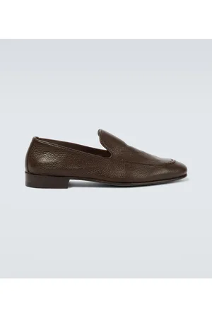 Manolo Blahnik Truro leather loafers