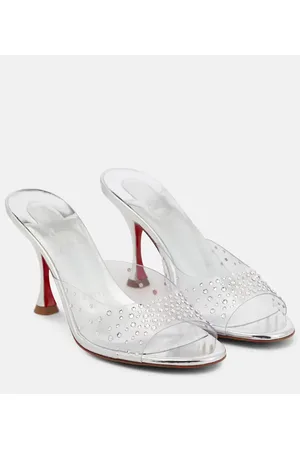 Christian Louboutin Degramule 85 embellished mules