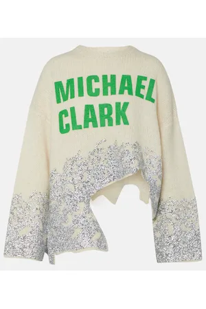 J.W.Anderson X Michael Clark embellished wool-blend sweater
