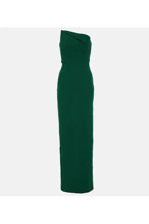 Roland Mouret Origami strapless bustier gown