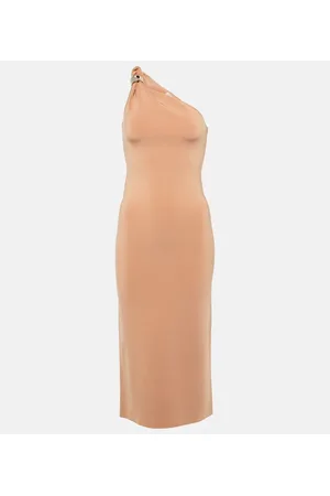 GALVAN One-shoulder midi dress