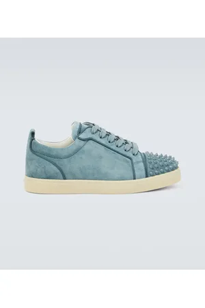 Christian Louboutin Louis Junior Spikes suede sneakers