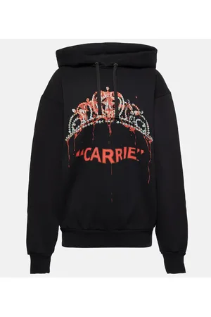 J.W.Anderson Printed cotton jersey hoodie