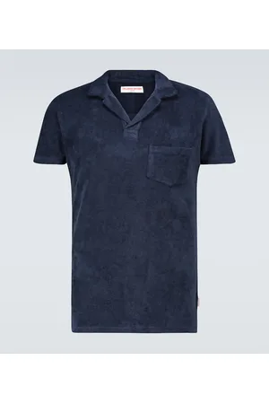 Orlebar Brown Terry toweling cotton polo shirt