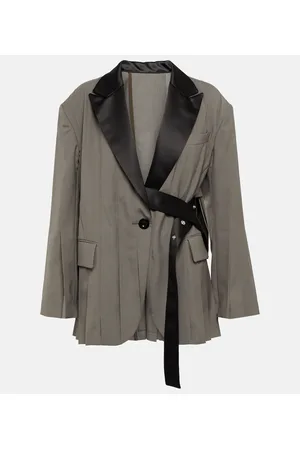 SACAI Pleated blazer