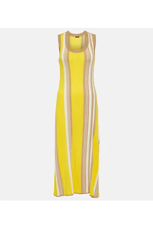 Joseph Striped midi dress