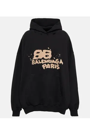 Balenciaga Oversized cotton hoodie