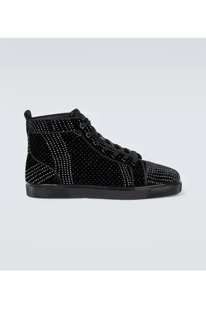 Christian Louboutin Louis suede embellished sneakers