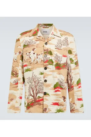 BODE Printed cotton shirt