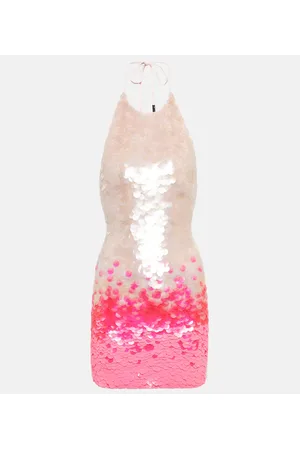 DAVID KOMA Gradient sequin minidress