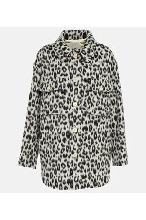Isabel Marant Odelino leopard-print virgin wool jacket