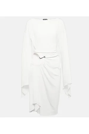 Tom Ford Belted cutout jersey minidress