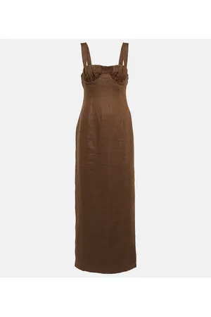 SIR Bettina linen midi dress