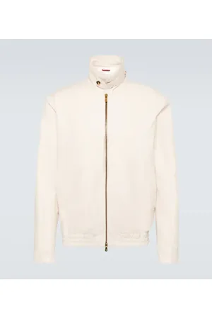 Brunello Cucinelli Cotton-blend gabardine blouson jacket