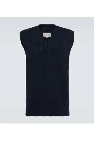 Maison Margiela Donegal wool and cashmere tabard vest