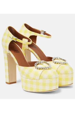 MALONE SOULIERS Camille 130 embellished platform pumps