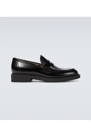 Gianvito Rossi Harris leather loafers