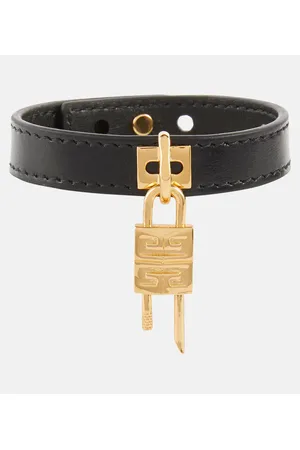 Givenchy Mini 4G Padlock leather bracelet
