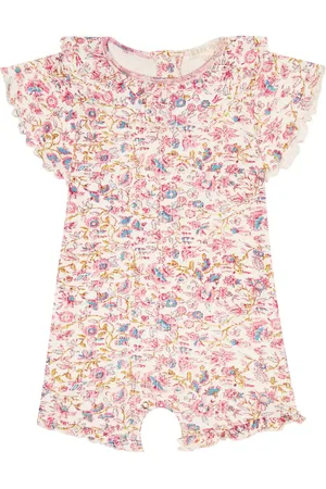 Louise Misha Baby Anjali floral cotton romper