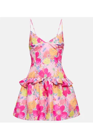 LOVESHACKFANCY Fabienne ruffled minidress