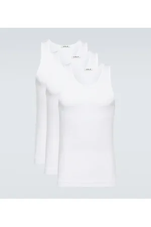 CDLP Set of 3 jersey tank tops