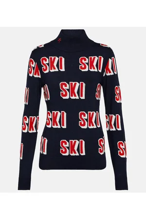 Perfect Moment Wool jacquard turtleneck sweater