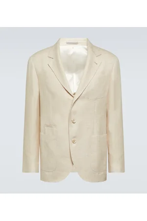 Brunello Cucinelli Linen, wool, and silk jacket