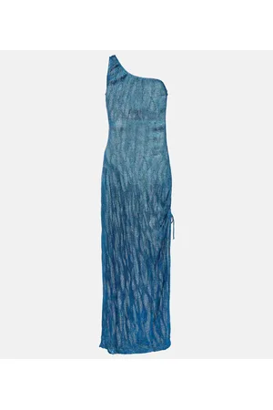 Missoni Jacquard one-shoulder midi dress