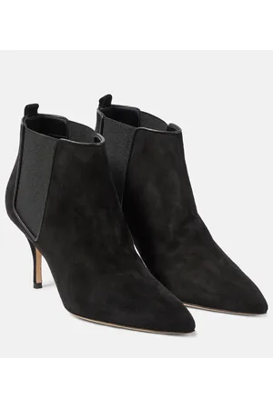 Manolo Blahnik Dildi Otto suede ankle boots
