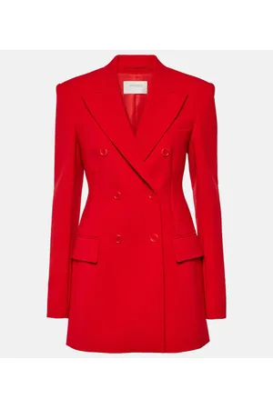 Sportmax Vischio double-breasted wool-blend blazer
