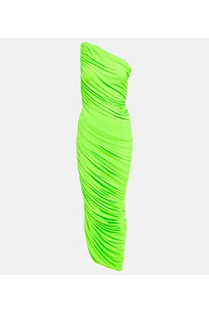 Norma Kamali Diana ruched midi dress