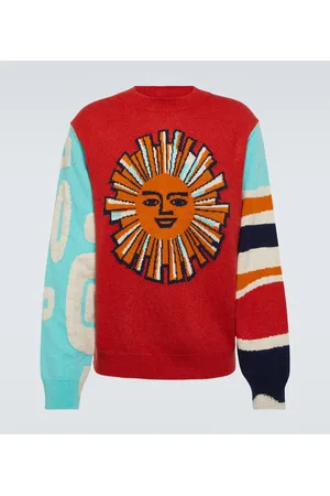 THE ELDER STATESMAN Jacquard cashmere sweater