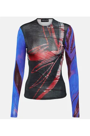 Louisa Ballou Printed jersey top