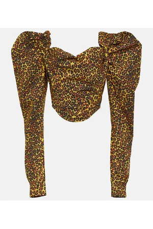 Vivienne Westwood Sunday leopard-print corset top