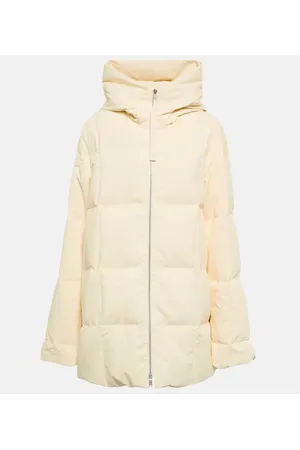 Jil Sander Quilted hooded coat
