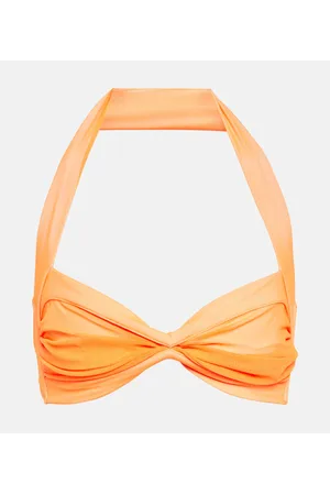 Norma Kamali Bill Bra halterneck bikini top