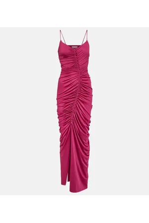Victoria Beckham Ruched jersey maxi dress