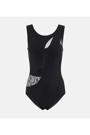 Karla Colletto Mesh-trimmed swimsuit